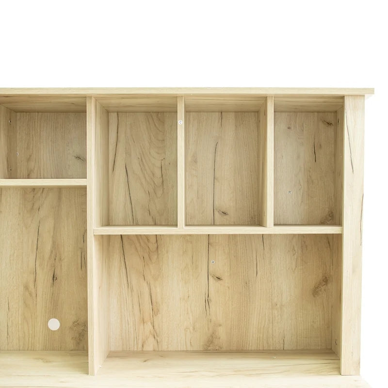 Home Office Computer Desk, Antiqued Oak