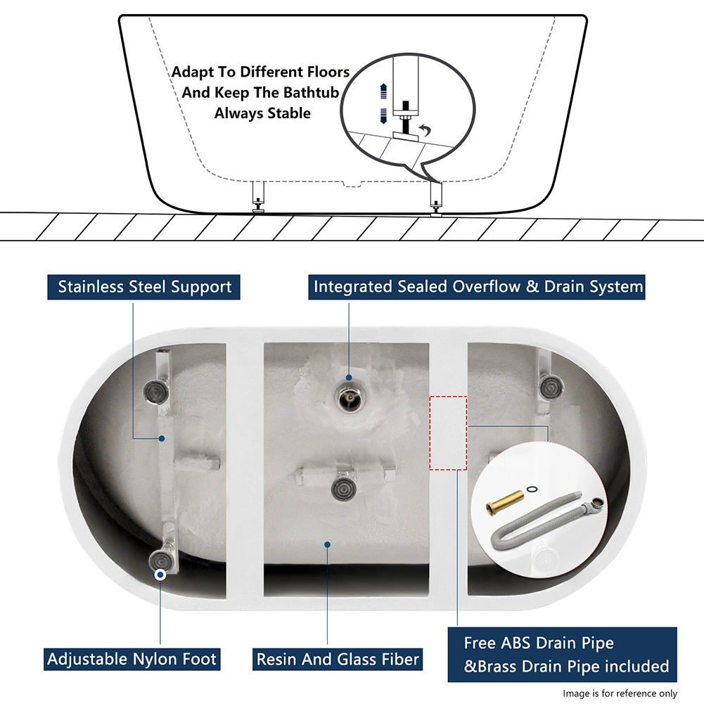 Freestanding Soaking Bathtub