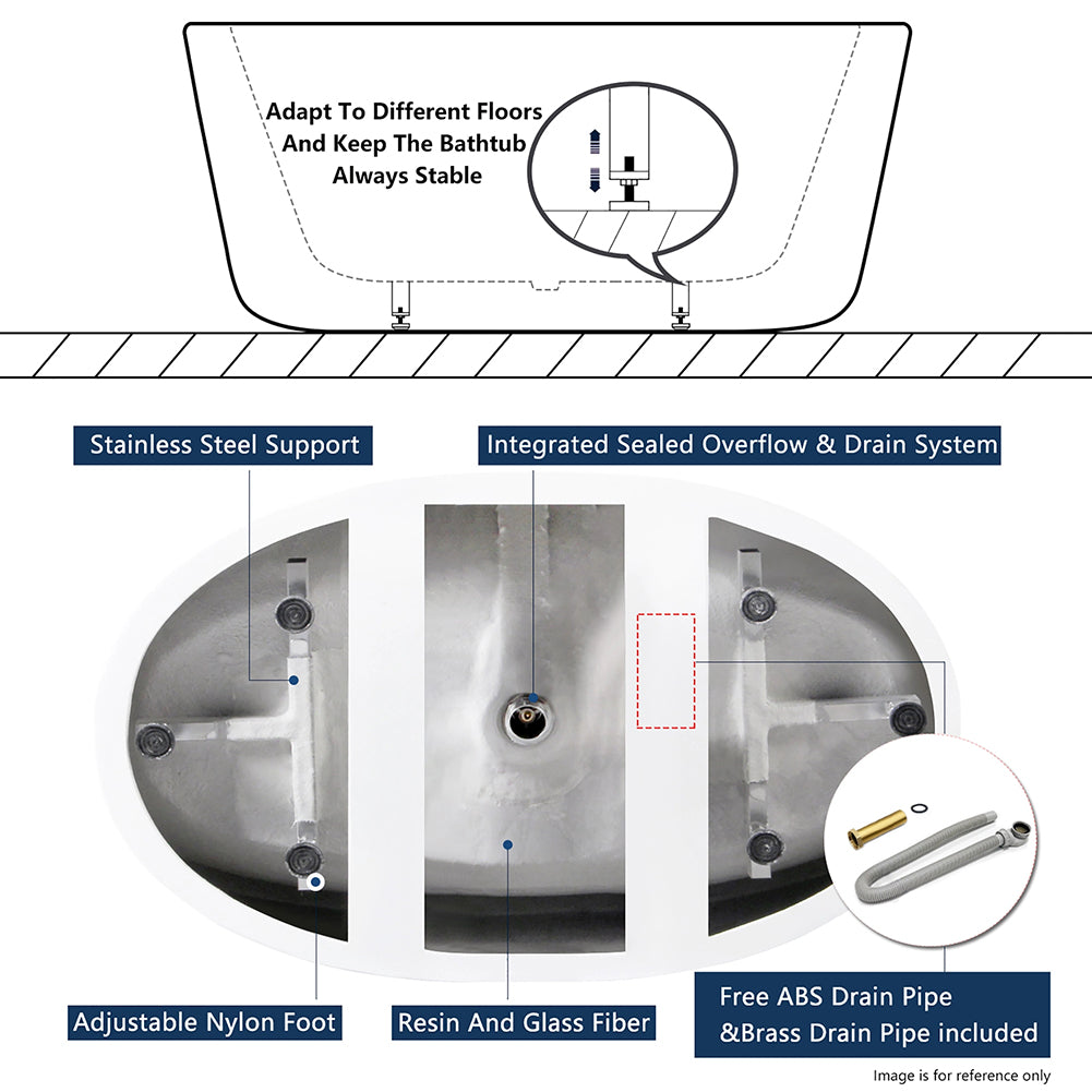 Freestanding Soaking Bathtub