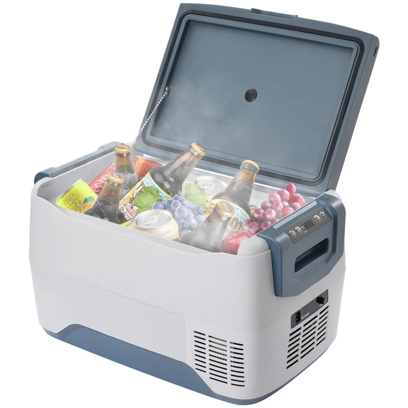 Car Fridge Portable Outdoor Freezer Cooler with 12/24V DC