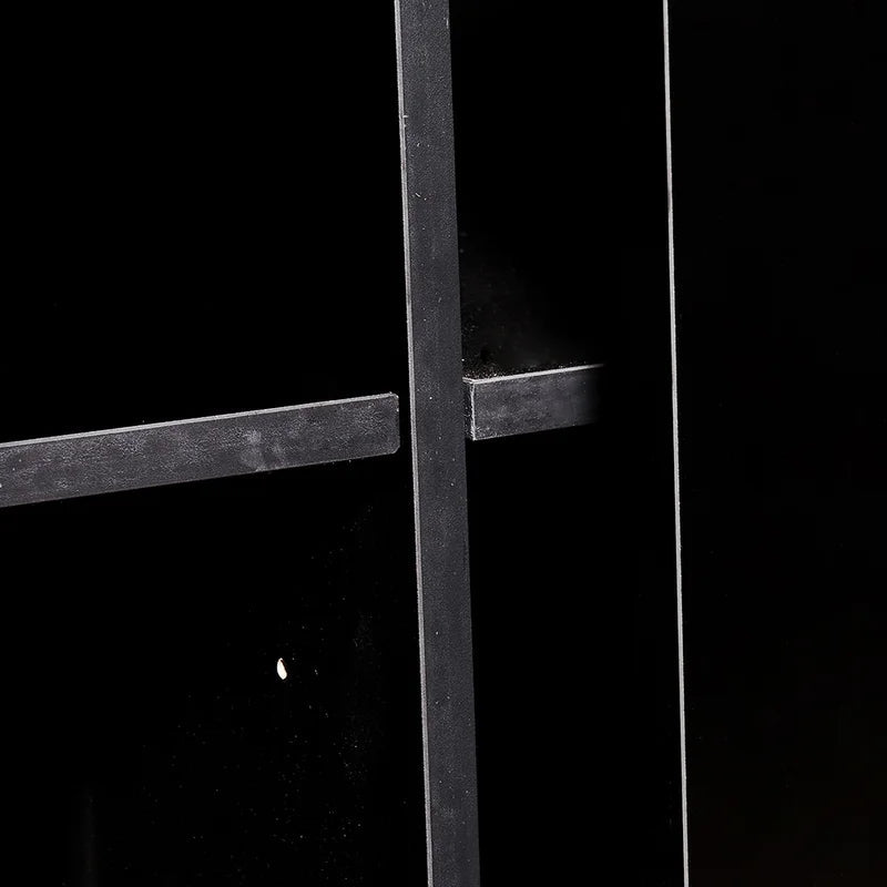 Sideboard Storage Cabinet with LED Ligh, Black