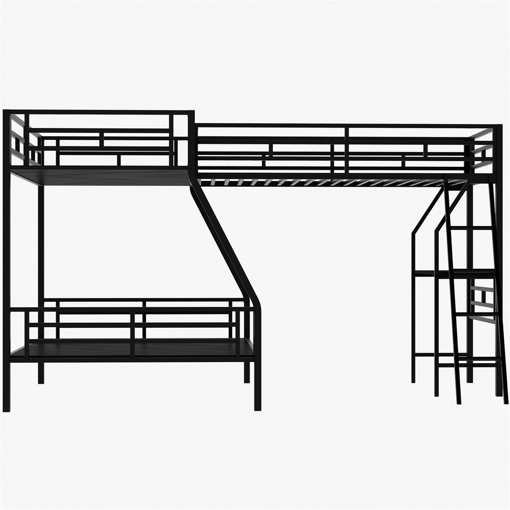 Twin over Full Loft Bunk Bed with Desk