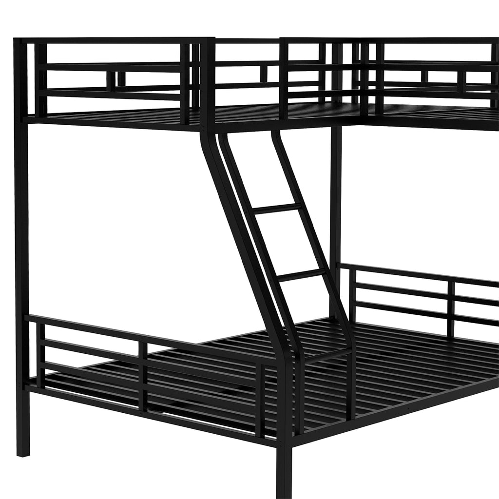 Twin over Full Loft Bunk Bed with Desk