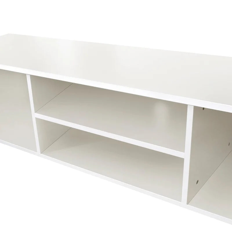 TV Stand Storage Cabinet for 70 Inch TV, White