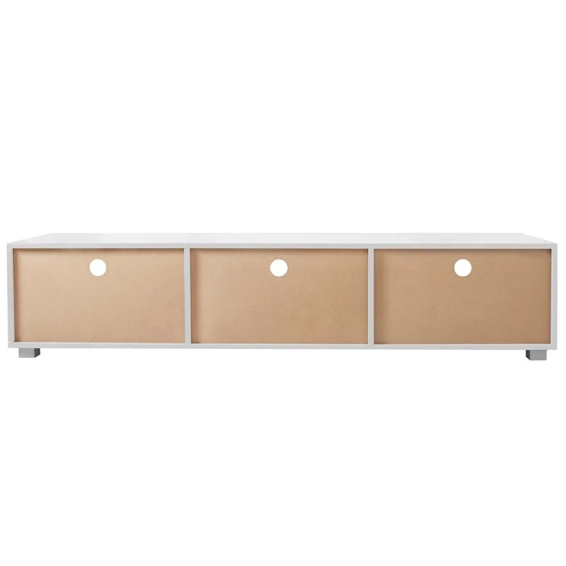 TV Stand Storage Cabinet for 70 Inch TV, White