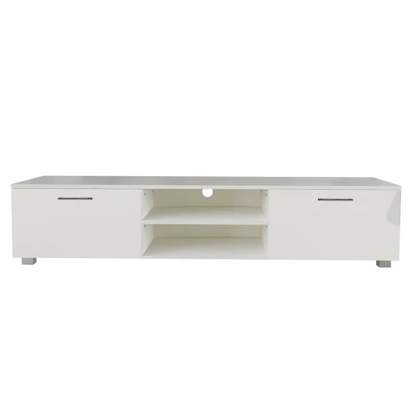 TV Stand Storage Cabinet for 70 Inch TV, White