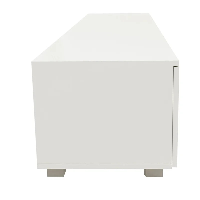 TV Stand Storage Cabinet for 70 Inch TV, White