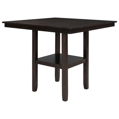 Wooden Counter Height Dining Table, Espresso