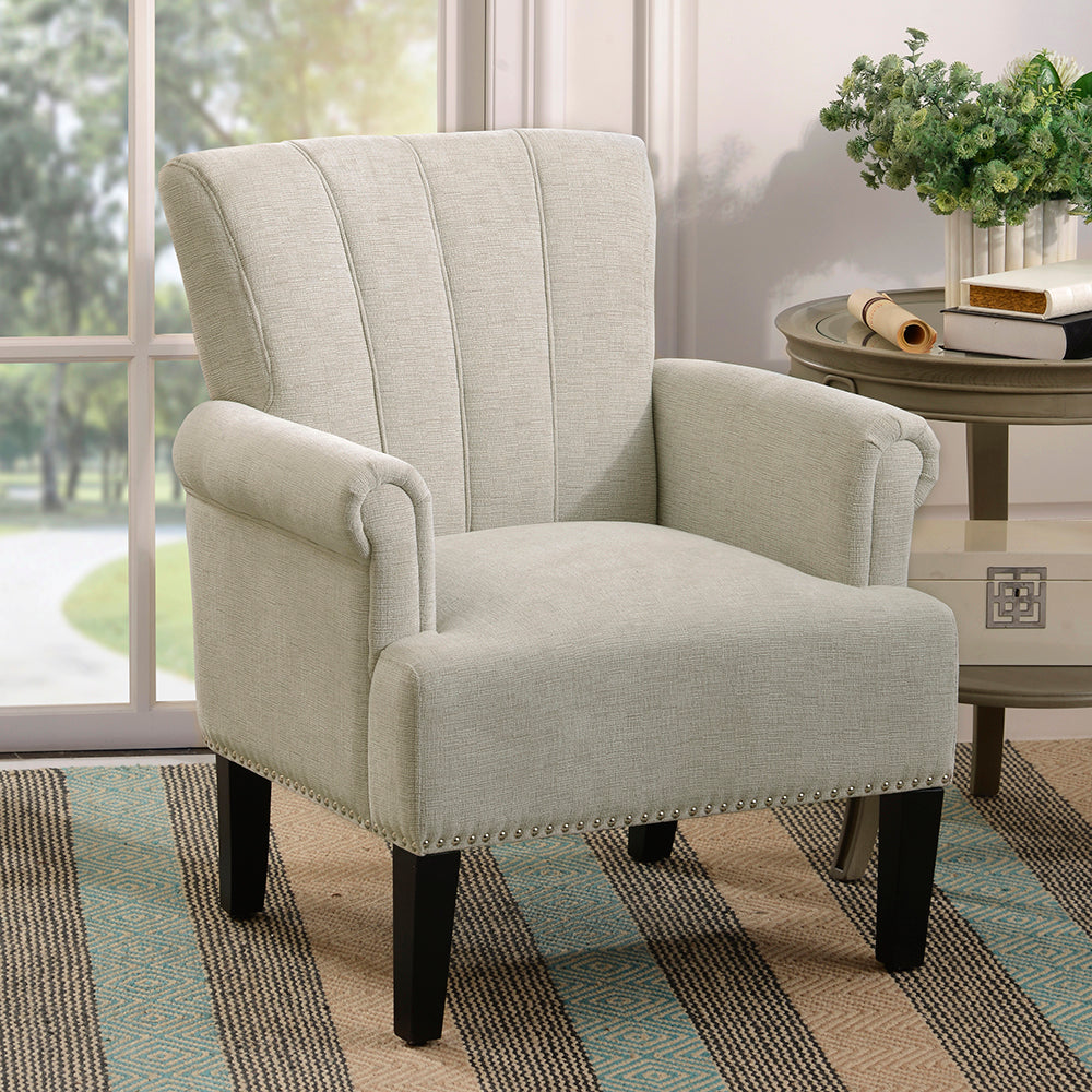 Tufted Upholstered Armchair