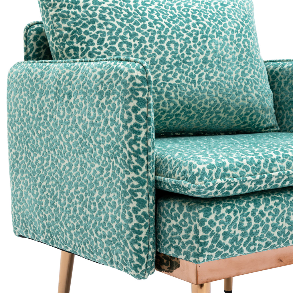 30.7'' Wide Tufted Upholstered Armchair Single Sofa Chair, Green