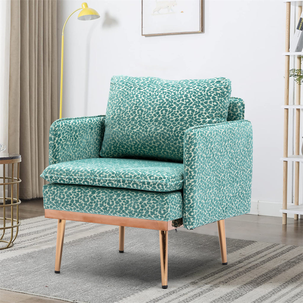 Tufted Upholstered Armchair Single Sofa Chair