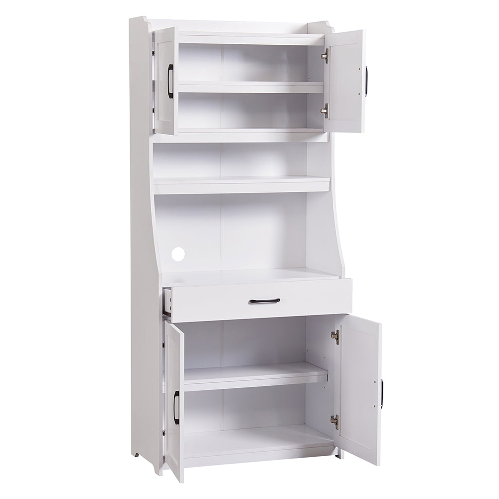 One-body Style Pantry Storage Buffet Cabinet