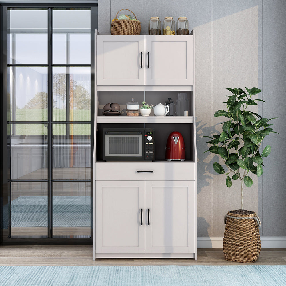 One-body Style Pantry Storage Buffet Cabinet