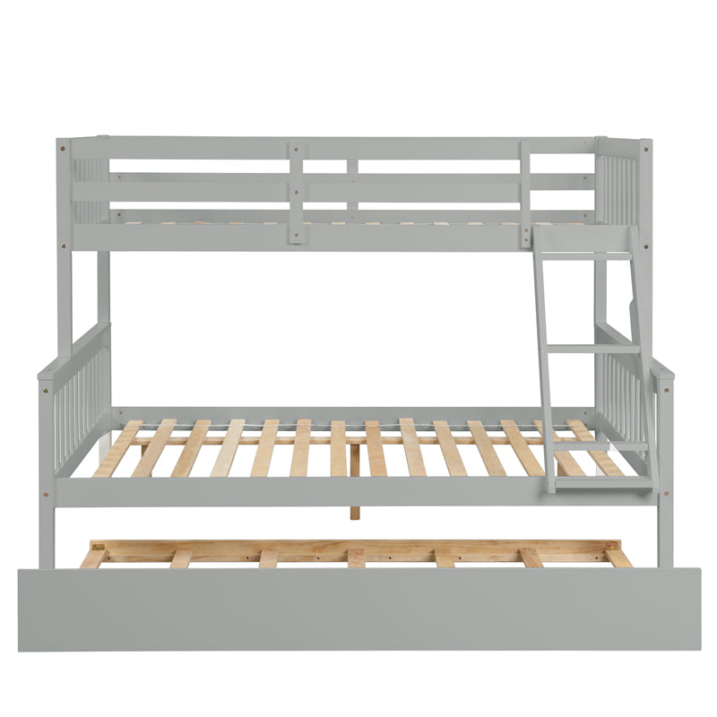 Twin Over Full Bunk Bed with Trundle