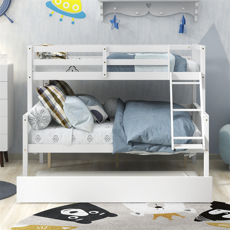 Twin Over Full Bunk Beds with Trundle