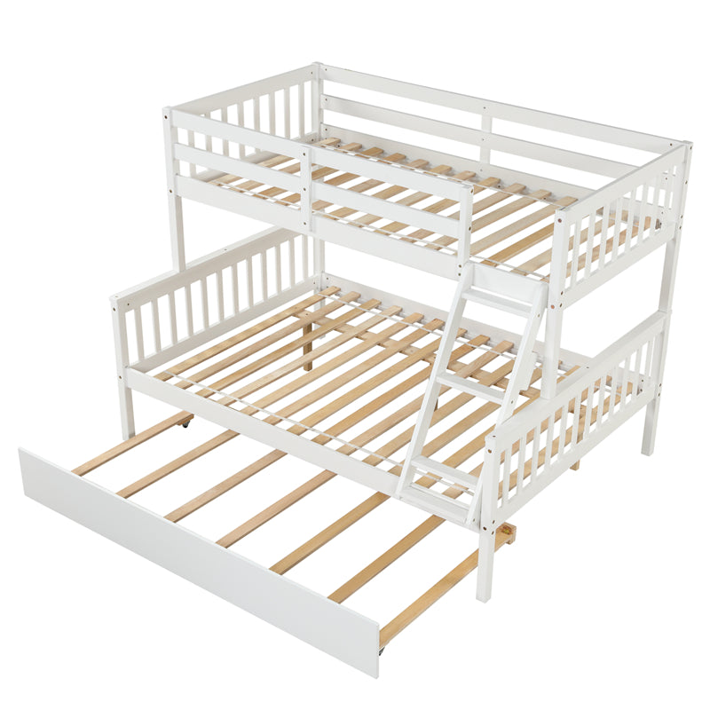 Twin Over Full Bunk Beds with Trundle