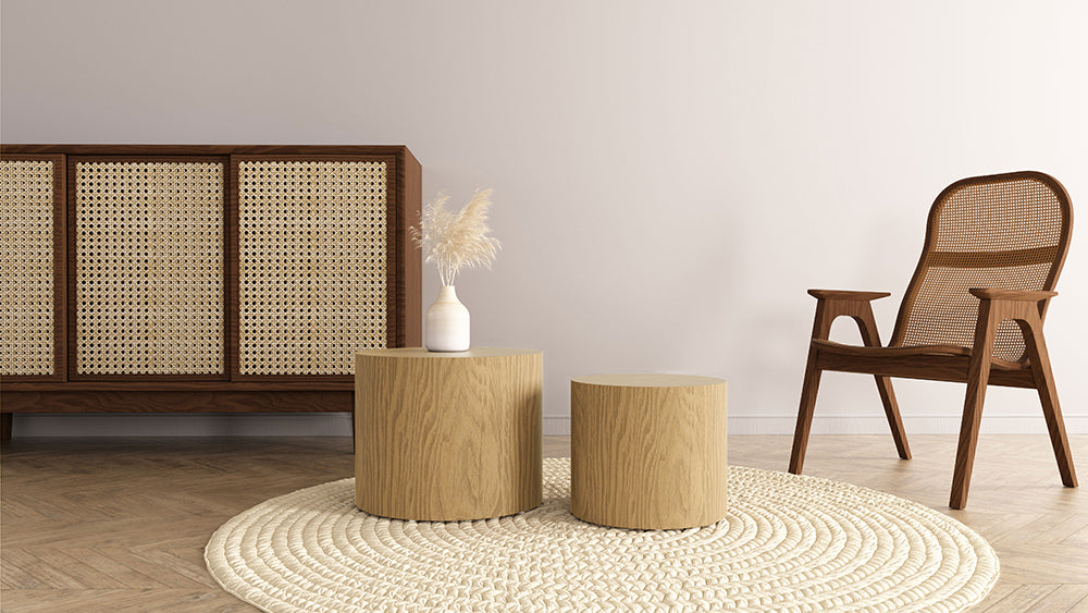 Round Accent Tables Set of 2