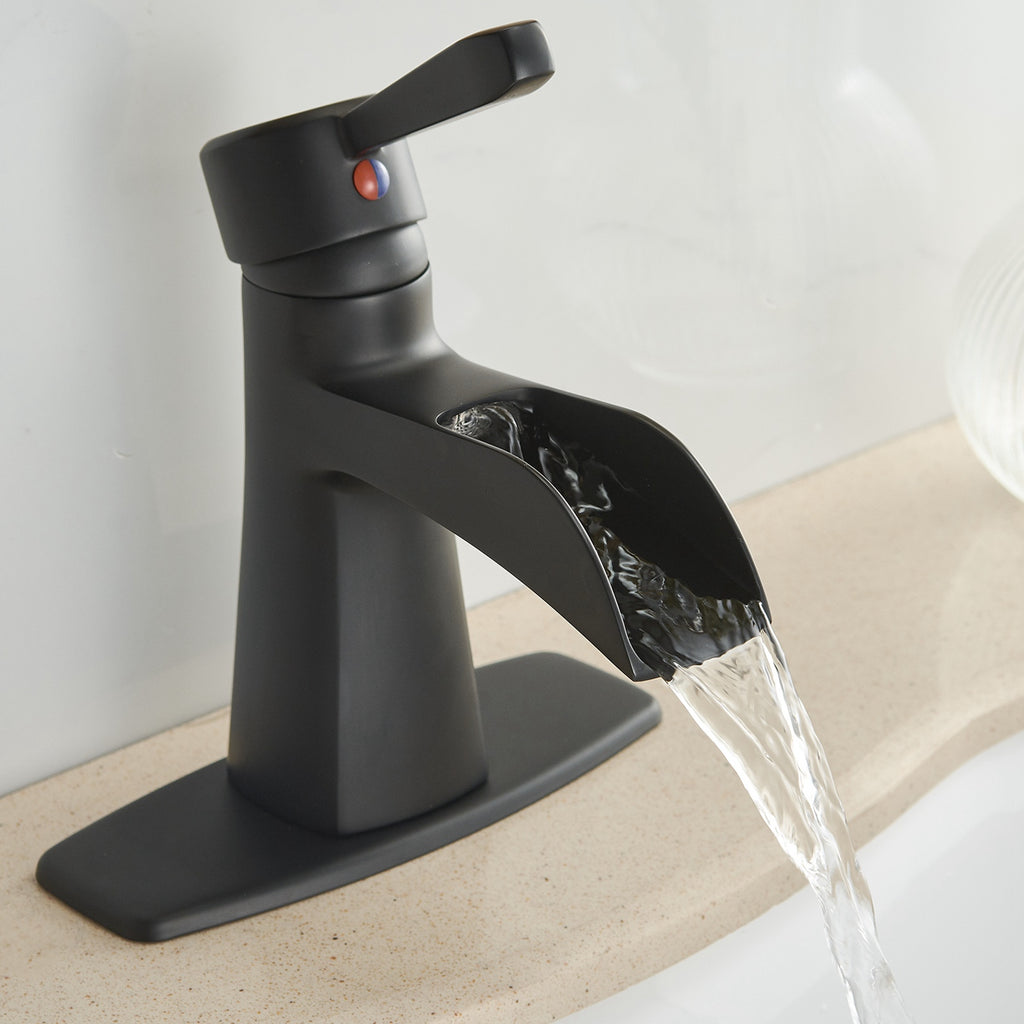 Single Handle Bathroom Faucet With Pop-up Drain
