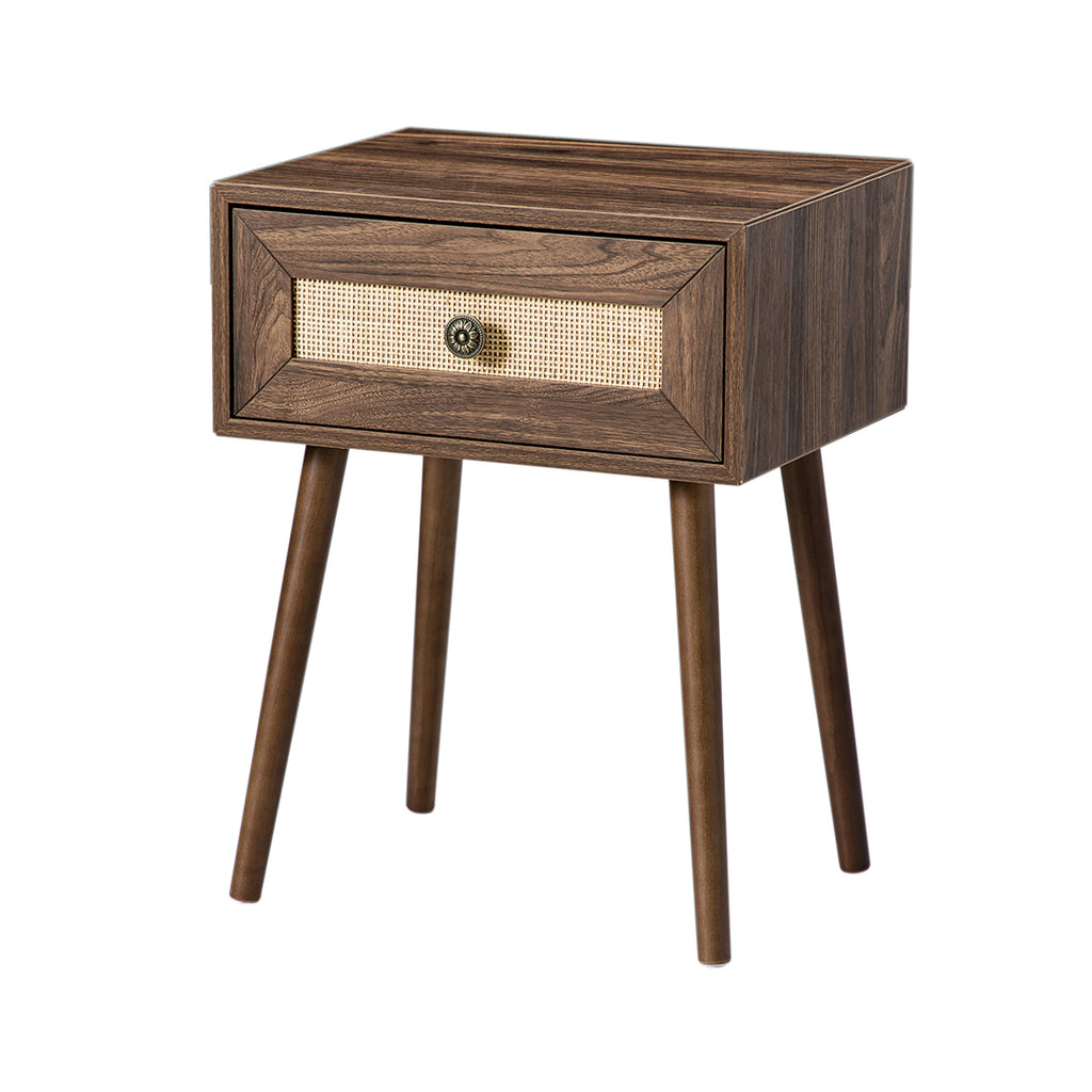 Vintage End Table With Drawer