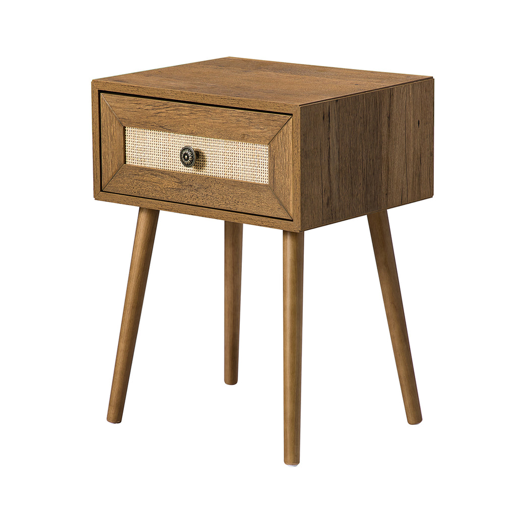 Vintage End Table With Drawer