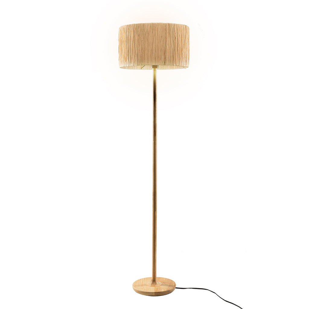 Solid Wood Floor Lamp