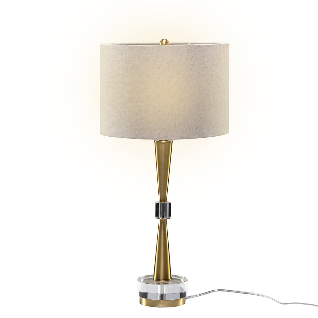 Table Lamp with Crystal