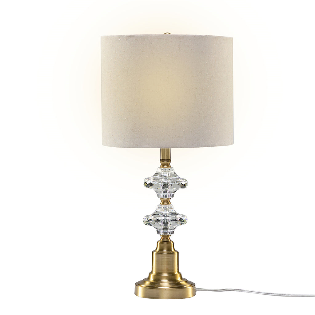 Table Lamp with Crystal