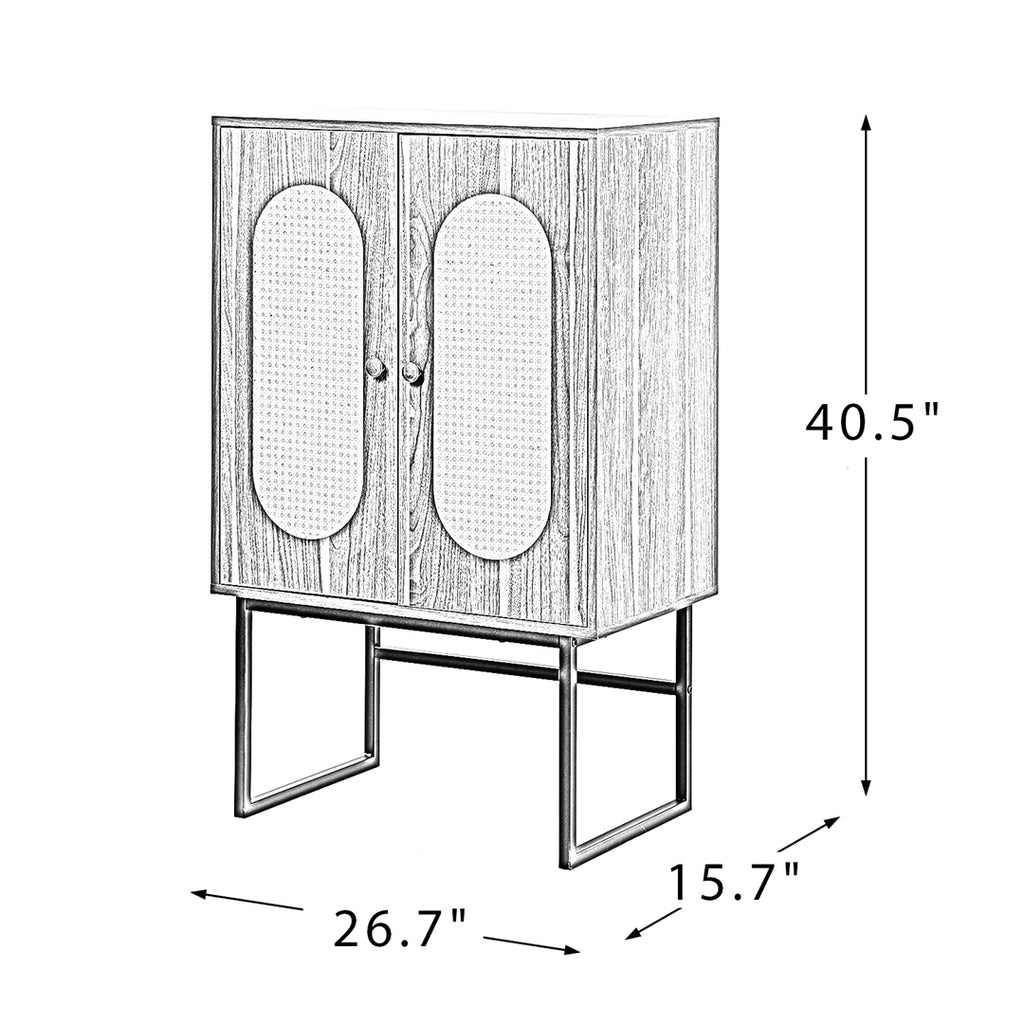 Accent Cabinet with Shelves